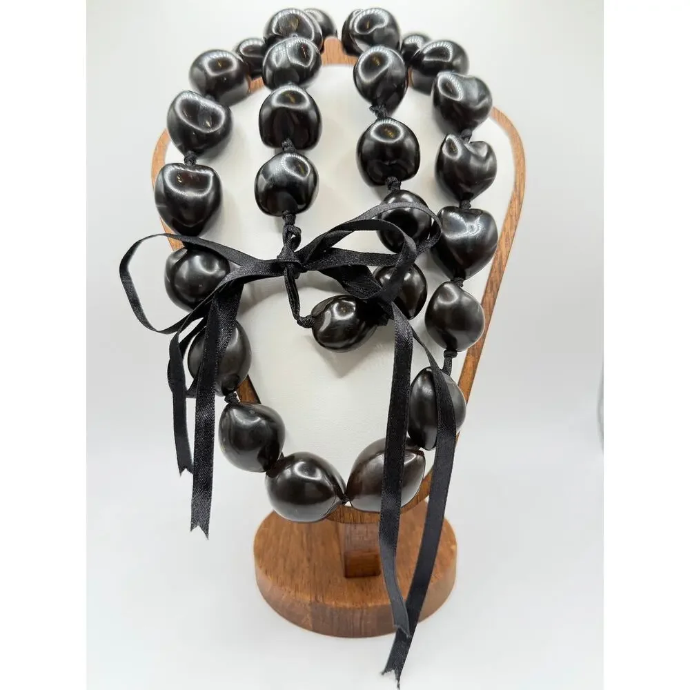 Kukui Nut Lei & Seashell Necklace (Set of 2)